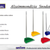 Foldable long handle dustpan with rubber lip "yellow" - Image 2