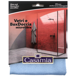 Microfibre cloth for glass and shower box