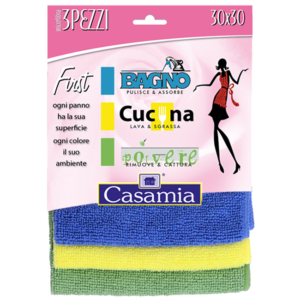 Microfiber cloth for all purposes 3 pieces "first"