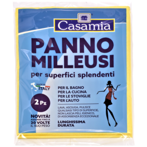 Yellow synthetic cloth for all purposes, 2 pieces