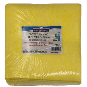 Soft - Panno spolvero multiuso giallo - 10 pz.