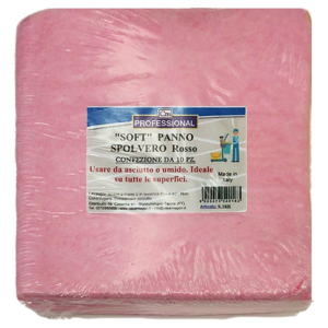 Soft - panno spolvero multiuso Rosso - 10 pz.