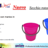 Round bucket with plastic handle - Image 2
