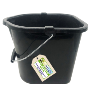 Greenfinity dark gray bucket made of second life polypropylene